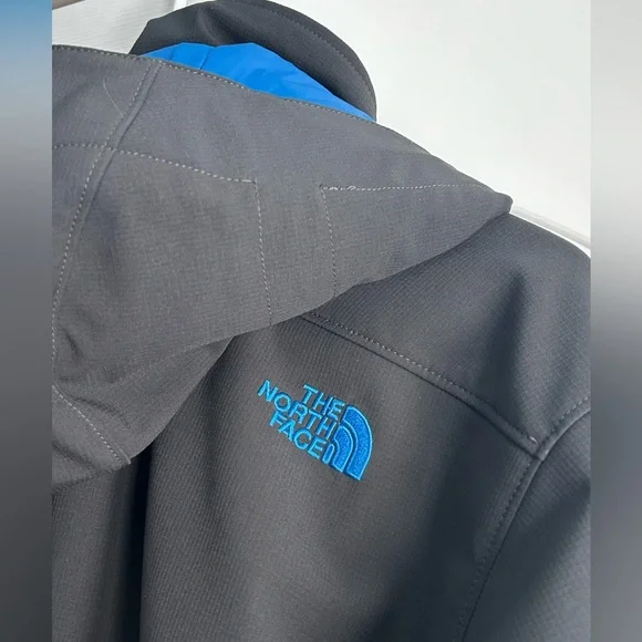 The North Face Black Jacket with Blue Highlights - Picture 3 of 14